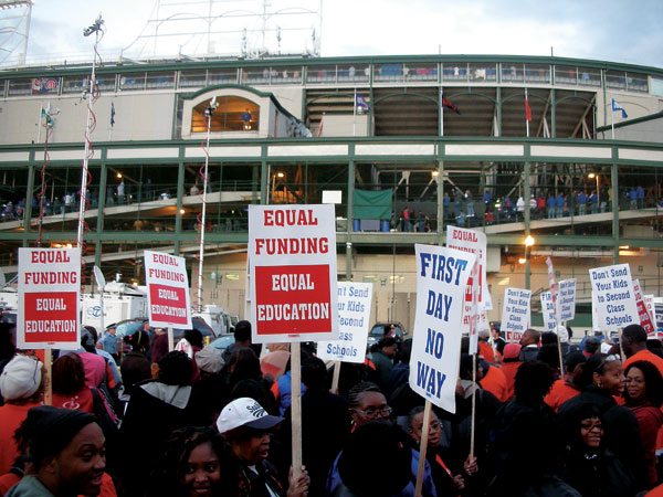 Wrigleyville Protest