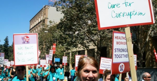 seiu protest