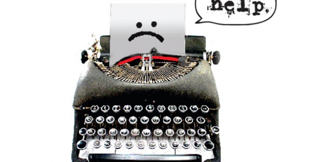 sad typewriter