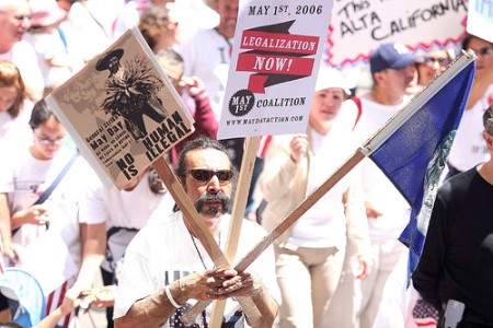 immigrant rights rally