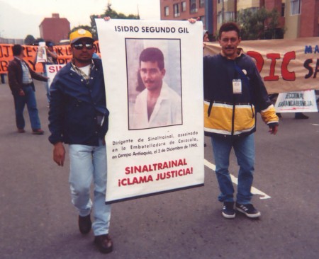Isisdrio Segundo Gil, unionist killed by paramilitaries in Colombia