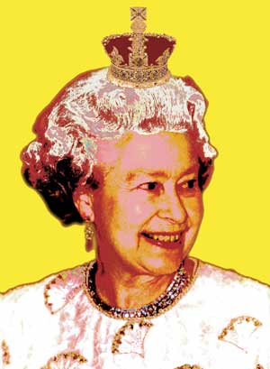 The Queen in all her glory.